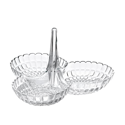 Guzzini - Tiffany, Vorspeisenteller - Transparent, 25 x 23,5 x h15,5 cm - 19920000 von Guzzini