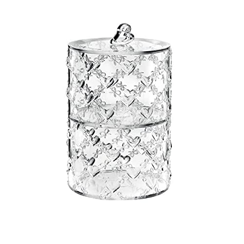 Guzzini - Love, Set 2 Stapelbare Behälter - 2 Stück, Transparent, Ø11 x h18,3 cm - 11520100 von Guzzini