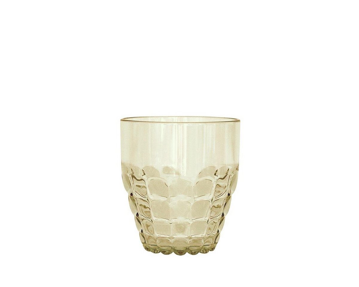 guzzini Becher Guzzini Trinkglas TIFFANY gold- transparent H ca. 9,5cm, Acryl-Glas von guzzini
