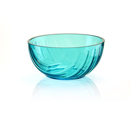 Guzzini - Schüssel Ø 12 cm, Salatschüssel, aus organischem und recycelbarem Kunststoff - Blau, Ø 12 cm x h6 cm - 24855448 von Guzzini