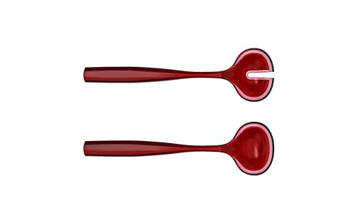 Guzzini - DOLCEVITA, Salatbesteck, aus biobasiertem Material - Rot, 28 cm - 29730165 von Guzzini