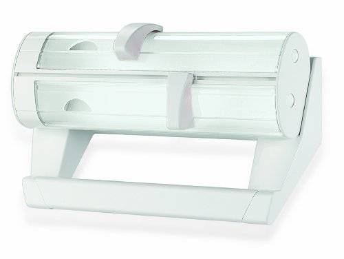 Guzzini - Kitchen Active Design, Küchenrollenhalter Bis & Tris - Weiß, 40 x 11,5 x h25,5 cm - 06260011 von Guzzini