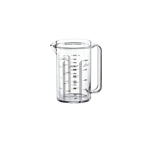 Guzzini - Kitchen Active Design, Maßkrug - Transparent, 13 x 17 x h19 cm | 1000 cc - 01320100 von Guzzini