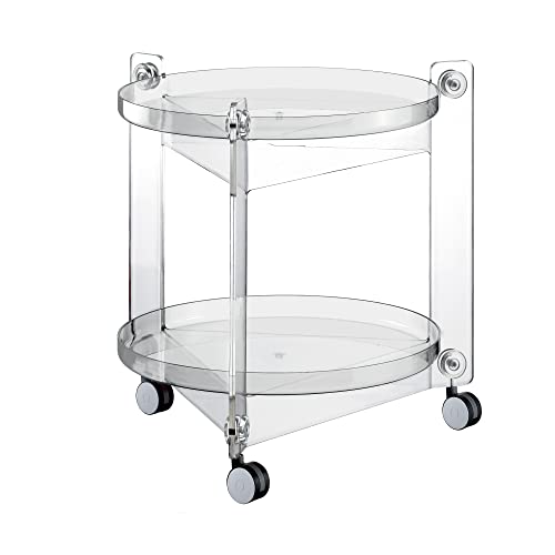 Guzzini - Home, Servierwagen Massoni - Transparent, 66 x 63,5 cm - 01150100 von Guzzini