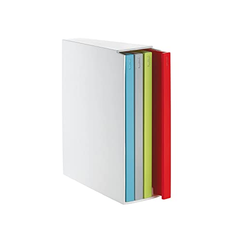 Guzzini - Kitchen Active Design, Set 4 Schneidbretter mit Sammler - Verschiedene Farben, 9 x 24 x h31 cm - 29270052 von Guzzini