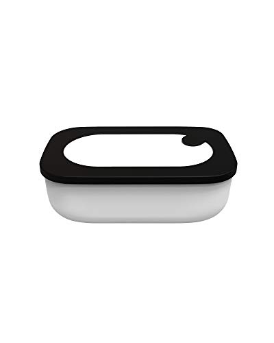 Guzzini - On The Go, Lunchbox mit Behälter - Weiß, 20x12xh7 cm – 900 cc (Container 11x8,5xh4,5 cm – 300 cc) - 17110011 von Guzzini