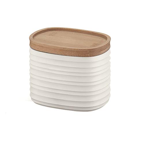 Guzzini - Tierra, Vorratsdose (S) - Milchweiß, 12.3 x 9.4 x h11cm | 500 cc - 181801156, Weiß von Guzzini
