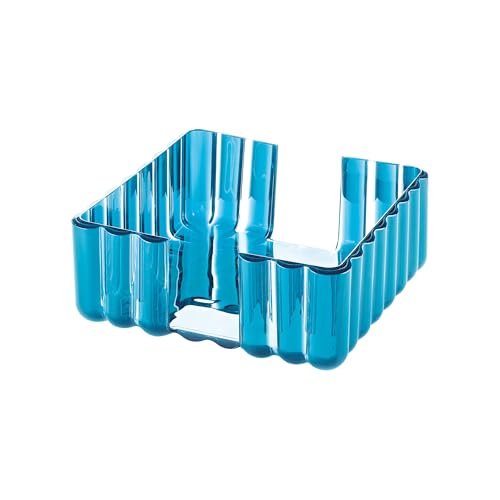 GUZZINI - Serviettenhalter "Dolcevita", Bio-Based Plastic, Turquoise, 19,6x19,6xh8,4 von Guzzini