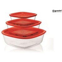 Guzzini - Set aus 3 roten Behältern in verschiedenen Größen Guzzini - Set aus 3 roten Behältern in verschiedenen Größen von Guzzini