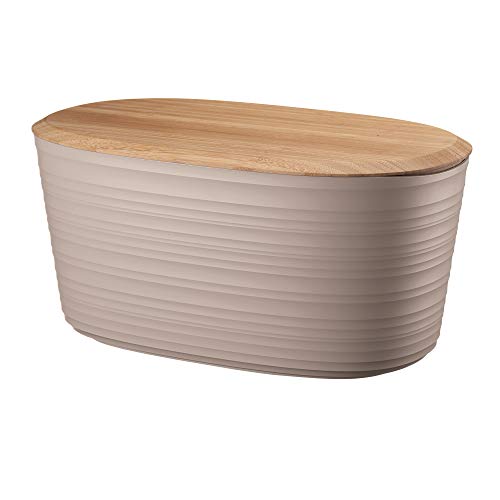 Guzzini - Tierra, Brotkasten - Taubengrau, 39,2 x 23,2 x h19cm | 10lt - 179600158 von Guzzini