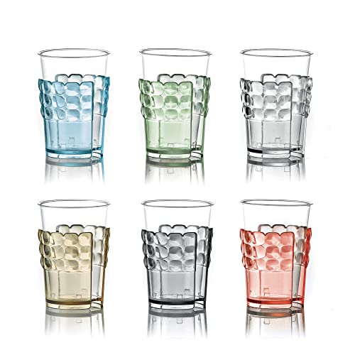 Guzzini - Tiffany, Set 6 Universal-Becherhalter - 13,4 x 8 x h16,5 cm - 19970052 von Guzzini