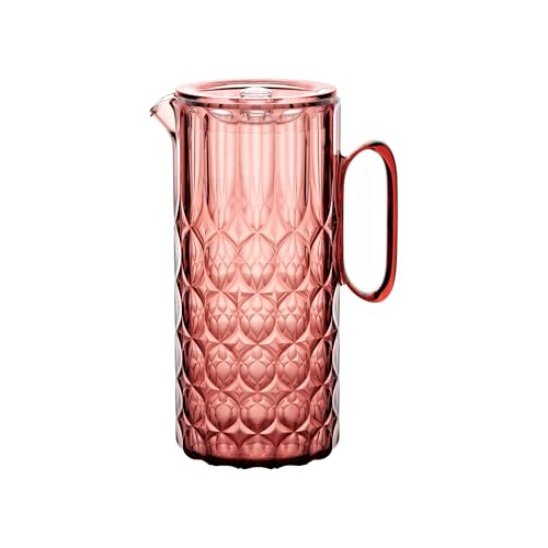 Guzzini - Vanity, Karaffe mit Deckel aus Bio-based SAN und Bio-based SMMA - TERRA (Mauve) von Guzzini