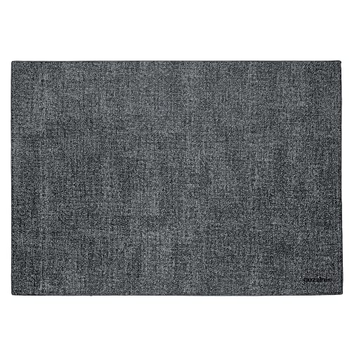 Guzzini - Tiffany, Platzdeckchen Doubleface Fabric - Grau, 43 x 30 cm - 22609122 von Guzzini