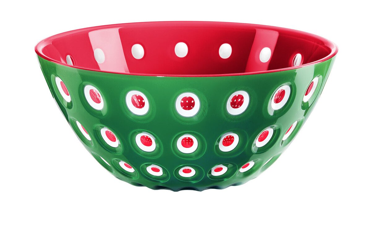 Schüssel 25 cm Le Murrine rot/weiß/emerald Schüssel 25 cm Le Murrine rot/weiß/emerald von Guzzini