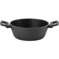Schwarzer Topf mit zwei Griffen 24 cm von Guzzini