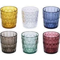 Vanity Set aus 6 niedrigen Bechern Assorted col. - Guzzini Vanity Set aus 6 niedrigen Bechern Assorted col. - Guzzini von Guzzini