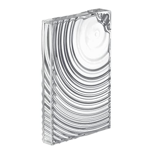 Guzzini - On The Go, Taschenflasche Ripples - Transparent, 14.8 x 3 x h21 cm - 29340000 von Guzzini