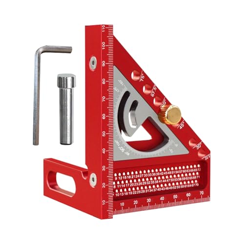 3D Multiple Angle Measuring Ruler, Aluminum Alloy Material Triangle Ruler for Precise Measurements, Versatile Measurement Gauge for Beginners, Professionals, and Crafting Enthusiasts, 14x8x2cm 3D Multiple Angle Measuring Ruler, Aluminum Alloy Material Triangle Ruler for Precise Measurements, Versatile Measurement Gauge for Beginners, Professionals, and Crafting Enthusiasts, 14x8x2cm von Gvblkq
