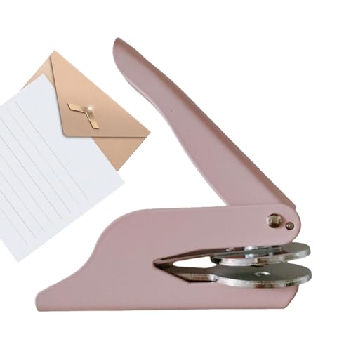 Book Embosser, Hand-Held Embossing Stamp, Elegant Wedding Invitation Embossed Machine for Envelopes, Paper Crafts, Custom Designs for Women, Personalized Stationery, 4.92x1.73x6.89 in von Gvblkq