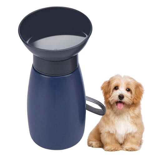 Dog Water Bottle, 600ml Leak Proof Pet Drinking Dispenser, Portable Water Container for Walking Hiking Road Trip Outdoor Camping Running Or Car Travel, Secure Design, 4.09 X 7.87 In Dog Water Bottle, 600ml Leak Proof Pet Drinking Dispenser, Portable Water Container for Walking Hiking Road Trip Outdoor Camping Running Or Car Travel, Secure Design, 4.09 X 7.87 In von Gvblkq