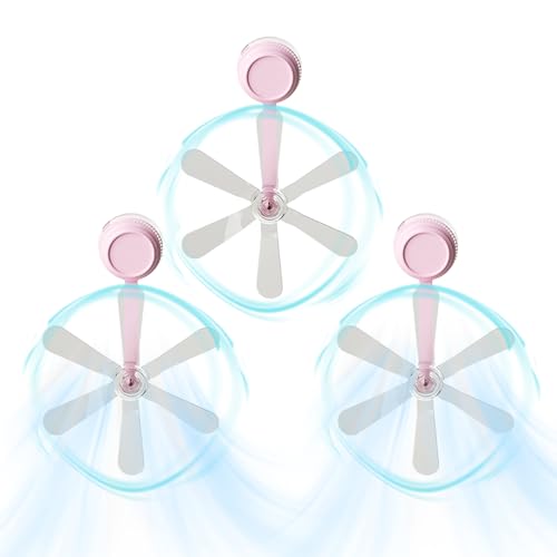 Gvblkq Air Conditioner Deflector Fan, Suction Cup AC Deflectors Rotating Fans, Anti Direct Blowing Air Conditioner Accessory, Dorm Living Room Apartment, 21.7x17x7cm von Gvblkq
