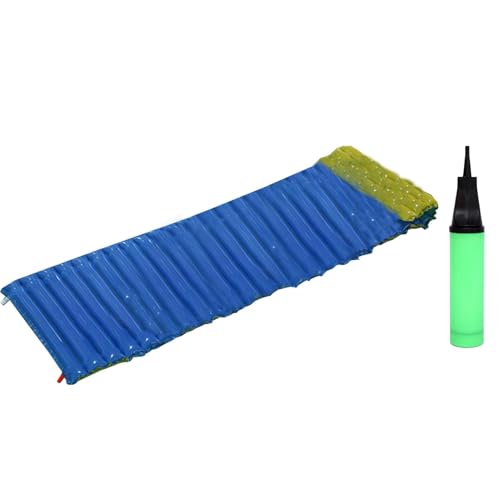 Gvblkq Aufblasbare Isomatte Camping Isomatte Aufblasbare Luftmatratze Camping Isomatte Reise Schlafunterlage Luftmatratze für Camping Aufblasbare Campingmatte Tragbare Isomatte von Gvblkq