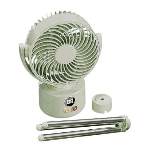 Gvblkq Camping Fans For Tents Rechargeable Standing Fan Low-Decibel Portable Cooling Wind Blower Foldable Energy-Efficient Outdoor Travel Car RV Lightweight Quiet Fan with Adjustable Speed Gvblkq Camping Fans For Tents Rechargeable Standing Fan Low-Decibel Portable Cooling Wind Blower Foldable Energy-Efficient Outdoor Travel Car RV Lightweight Quiet Fan with Adjustable Speed von Gvblkq
