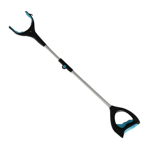 Gvblkq Greifer Für Senioren | Beleuchtete Faltbare Greifhilfe Für Ältere - Greifzange Für Draußen Garten Gehen Kleidung Haushalt Für Behinderte Schwangere Senioren von Gvblkq