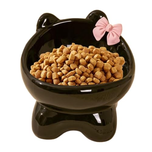 Gvblkq Keramik Erhöhter Katzennapf, 15 Grad Neigung Katzennapf, Rutschfester Haustier Futternapf, Kippbarer Kätzchennapf Keramik Futternapf für Katzen Kleine Hunde Futternapf Ergonomische Haustier Gvblkq Keramik Erhöhter Katzennapf, 15 Grad Neigung Katzennapf, Rutschfester Haustier Futternapf, Kippbarer Kätzchennapf Keramik Futternapf für Katzen Kleine Hunde Futternapf Ergonomische Haustier von Gvblkq