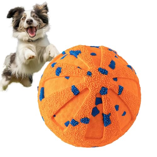 Gvblkq Robuste Hundebälle Für Aggressive Kauer | Elektrisches Automatisches Hundespielzeug | Automatisches Vibrations- Und Sprungspielzeug Für Energieabbau Training | Apportierspielzeug Für Welpen Und von Gvblkq