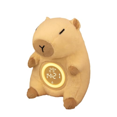 Gvblkq Süße Capybara Uhr, Plüsch Capybara Alarm, Digital Capybara Plüsch, Capybara Wecker Plüsch Wecker Capybara Digitaluhr Capybara Plüsch Lampe Zeit Temperatur Anzeige Gvblkq Süße Capybara Uhr, Plüsch Capybara Alarm, Digital Capybara Plüsch, Capybara Wecker Plüsch Wecker Capybara Digitaluhr Capybara Plüsch Lampe Zeit Temperatur Anzeige von Gvblkq