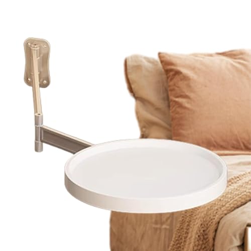 Gvblkq Wall Mounted Round Table, Living Room Desk, 180° Rotation Foldable Furniture, Modern Small Desk, Space-Saving Bedside Table, Compact Kitchen Workstation, Floating Shelf von Gvblkq