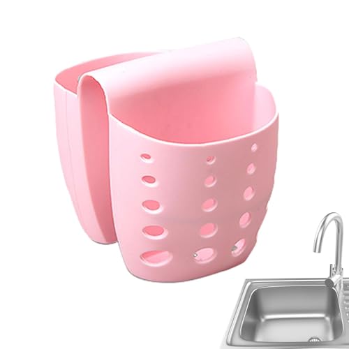 GvblkqSponge Holder for Sink, Sponge Organizer Drain Basket with Drain Holes, Drying Sink Strainer Basket, Flexible Drainer Rack Saddle Sink Drain Strainer 4.84x4.13x3.54" for Double Sink von Gvblkq