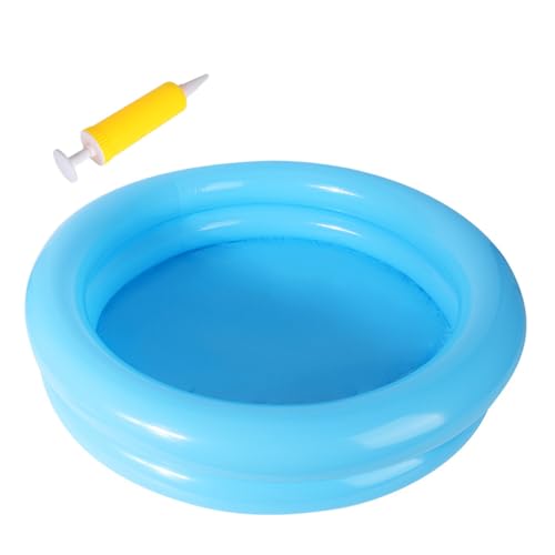 Inflatable Foot Bath, Portable Pool Foot Wash Basin, Tootsie Soaking Tub with Inflator for Pool Entry Spa Beach Camping and Outdoor Activities, Easy to Empty and Clean, Multi-Use Application von Gvblkq