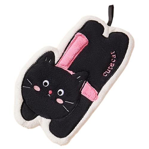 Katzenmusterhandtuch - Küchentuch für Innenaufgaben | Weiche Schicht mit Schleifenringfunktionsfunktion, leichtes Gefühl, perfekt für Wohnzimmer, Badezimmer, Küche, tägliche Verwendung Katzenmusterhandtuch - Küchentuch für Innenaufgaben | Weiche Schicht mit Schleifenringfunktionsfunktion, leichtes Gefühl, perfekt für Wohnzimmer, Badezimmer, Küche, tägliche Verwendung von Gvblkq