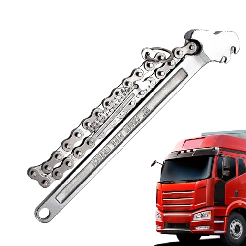 Kettenschlüsselwerkzeug - 16 -Zoll -Kettenschlüsselzange für Rohrbeschläge entfernen | Kohlenstoffstahl mit Anti-Rutsch-Griffgriff, einstellbare Handwerkzeuge für Mechanik, Ingenieurwesen, Sanitär Kettenschlüsselwerkzeug - 16 -Zoll -Kettenschlüsselzange für Rohrbeschläge entfernen | Kohlenstoffstahl mit Anti-Rutsch-Griffgriff, einstellbare Handwerkzeuge für Mechanik, Ingenieurwesen, Sanitär von Gvblkq