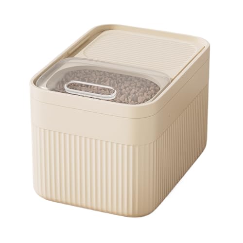 Pet Treats Container - Hundefutterbehälter für saubere Aufbewahrung | Textured Body mit Sperrenfunktionsfunktion, kompakte Form, perfekt für Pantry, alle Haustiernahrung, Routine -Setup, 31x21x22.3cm Pet Treats Container - Hundefutterbehälter für saubere Aufbewahrung | Textured Body mit Sperrenfunktionsfunktion, kompakte Form, perfekt für Pantry, alle Haustiernahrung, Routine -Setup, 31x21x22.3cm von Gvblkq