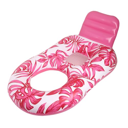 Pool Float Lounger, Inflatable Pool Floats for Adults, Maple Leaf Pattern Raft with Built-In Cup Holder, Sturdy Waterproof Raft for Lake, Indoor Pool, Outdoor Tanning, Relaxation and Fun Pool Float Lounger, Inflatable Pool Floats for Adults, Maple Leaf Pattern Raft with Built-In Cup Holder, Sturdy Waterproof Raft for Lake, Indoor Pool, Outdoor Tanning, Relaxation and Fun von Gvblkq