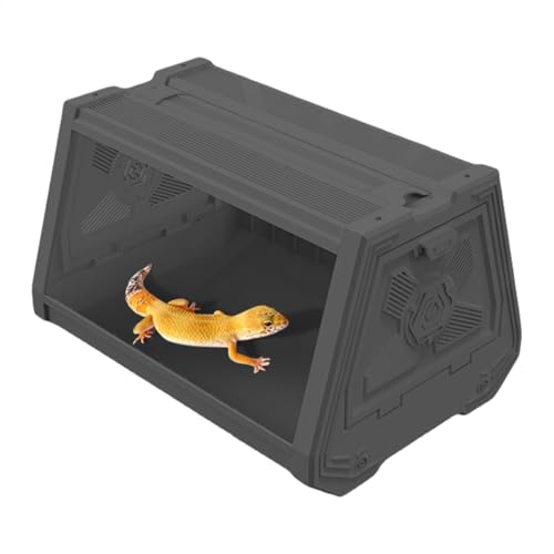 Reptile Terrarium, Multifunctional Habitat Cage Bearded Dragon, Trapezoidal Design, Expands Viewing Field, Reptile Habitat for Scorpions & Hermit Crabs von Gvblkq