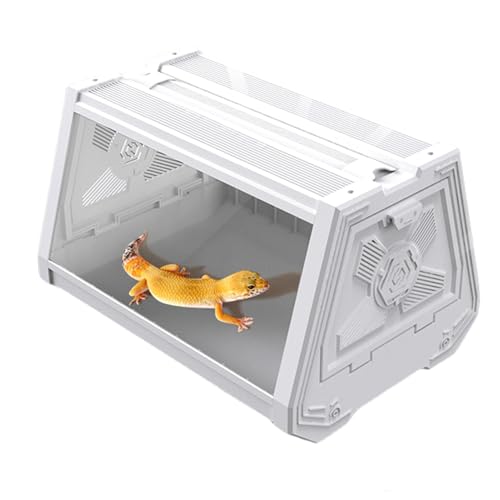 Reptile Terrarium, Multifunctional Habitat Cage Bearded Dragon, Trapezoidal Design, Expands Viewing Field, Reptile Habitat for Scorpions & Hermit Crabs von Gvblkq