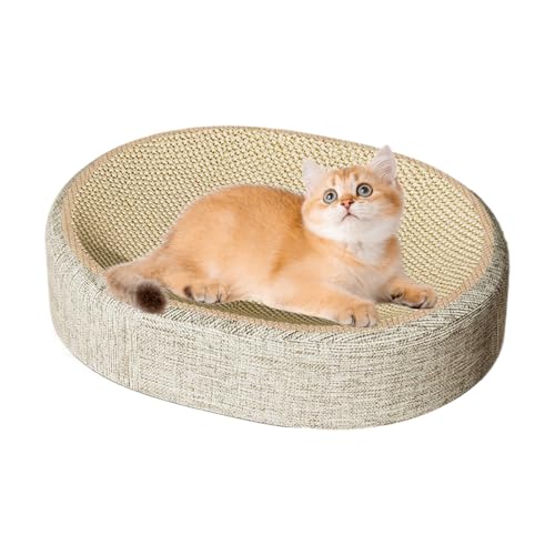 Sisal Woven Cat Scratch Pad, 300g Cardboard Scratching Mat, Multi-Use Kitten Claw Trainer and Resting Bed, Ideal for Living Room Bedroom Floor Corner Window Outdoor Camping Furniture Sisal Woven Cat Scratch Pad, 300g Cardboard Scratching Mat, Multi-Use Kitten Claw Trainer and Resting Bed, Ideal for Living Room Bedroom Floor Corner Window Outdoor Camping Furniture von Gvblkq