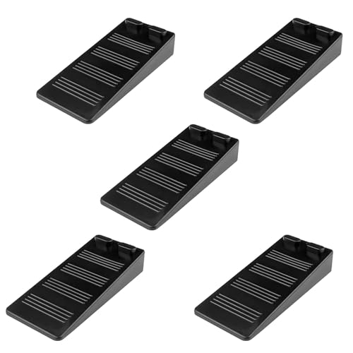 Gvolatee 5 Stück türstopper boden, Höhenverstellbar kratzfester Rutschfester, türkeil gummi hoch, Unangenehmer türpuffer, Schutz für Balkontür, Kinderzimmer, schwarz Gvolatee 5 Stück türstopper boden, Höhenverstellbar kratzfester Rutschfester, türkeil gummi hoch, Unangenehmer türpuffer, Schutz für Balkontür, Kinderzimmer, schwarz von Gvolatee