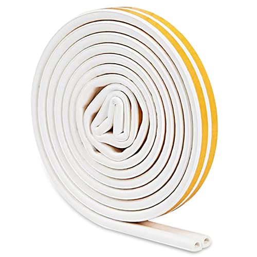 Gvolatee Türdichtung Selbstklebend 9mm X 6mm, Fenster Dichtungsband, Tür Dichtung, Fensterabdichtung, Zugluftdichtung, Schaumstoff Klebeband, Gummidichtung für Kollision Schalldämmung (6M) Gvolatee Türdichtung Selbstklebend 9mm X 6mm, Fenster Dichtungsband, Tür Dichtung, Fensterabdichtung, Zugluftdichtung, Schaumstoff Klebeband, Gummidichtung für Kollision Schalldämmung (6M) von Gvolatee