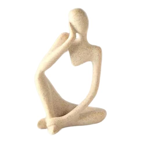 Gvvsjgdbis 1-Teiliges Minimalistisches -Set mit Abstrakten Denker-Statuen-Skulpturen, Neutrale Heimdekoration, Mini-Denker-Figuren Aus Sandstein, Einfach zu Verwenden – A von Gvvsjgdbis