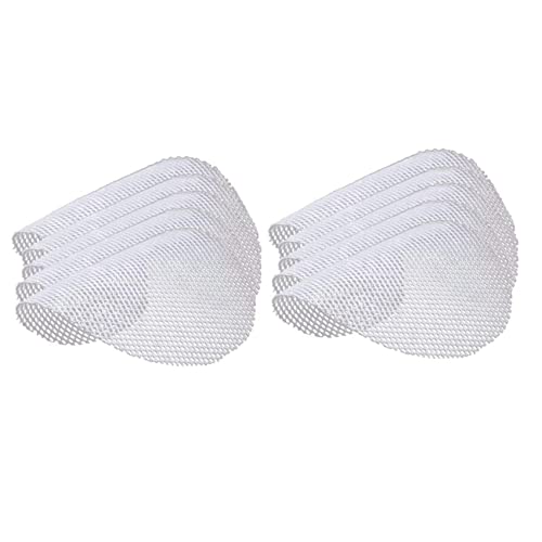 Gvvsjgdbis 10 Stück Dampfgarer-Netzmatten, wiederverwendbar, antihaftbeschichtet, rund, Dampfgarer-Pad, gedämpfte Brötchen, Backmatte, 40 cm im Durchmesser von Gvvsjgdbis