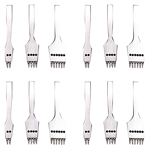 Gvvsjgdbis 12 Stück 4 mm Lederhandwerk Rundloch Lederstanzer Abnehmbare Naht Stanzen Meißel Werkzeug/Set Gvvsjgdbis 12 Stück 4 mm Lederhandwerk Rundloch Lederstanzer Abnehmbare Naht Stanzen Meißel Werkzeug/Set von Gvvsjgdbis