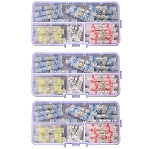 Gvvsjgdbis 150 Stücke Stecker Schrumpf Sordering Terminal Wasserdichte LöT Muffe Rohr Draht Isolierte Stoß Verbinder DIY Elektronische Kabel Kit Gvvsjgdbis 150 Stücke Stecker Schrumpf Sordering Terminal Wasserdichte LöT Muffe Rohr Draht Isolierte Stoß Verbinder DIY Elektronische Kabel Kit von Gvvsjgdbis