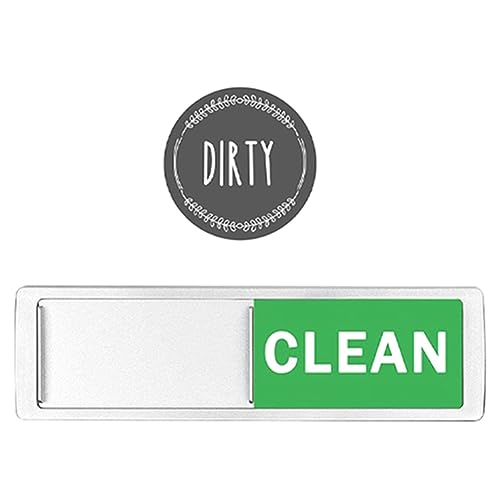Gvvsjgdbis 2-teiliges doppelseitiges magnetisches Kühlschrank-Aufkleber-Set, Geschirrspüler-Magnet "Clean Dirty Sign Shutter Changes When You Push", kratzfestes Geschirr ist sauber oder schmutzig Gvvsjgdbis 2-teiliges doppelseitiges magnetisches Kühlschrank-Aufkleber-Set, Geschirrspüler-Magnet "Clean Dirty Sign Shutter Changes When You Push", kratzfestes Geschirr ist sauber oder schmutzig von Gvvsjgdbis