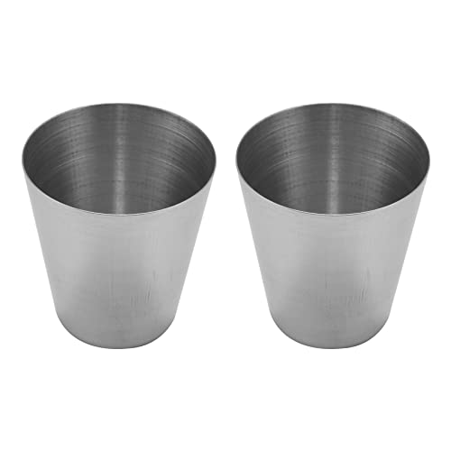 Gvvsjgdbis 2 x 35 ml Edelstahl-Weintrink-Schnapsgläser, Barzubehör Gvvsjgdbis 2 x 35 ml Edelstahl-Weintrink-Schnapsgläser, Barzubehör von Gvvsjgdbis