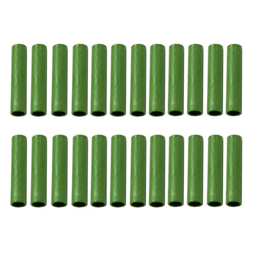 Gvvsjgdbis 20 Stück 11 mm Gartenstecker, Gerade Verbindungsstücke, Kunststoff-Gartenstecker, Verbindungsrohr, Robuster Pflanzenstützpfahl von Gvvsjgdbis